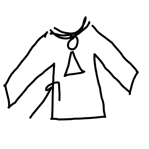 Tie drawing by Bri3