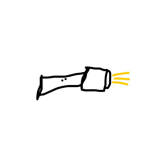 Flashlight drawing by amarena