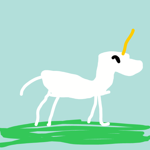 Unicorn drawing by pearl-warm-king