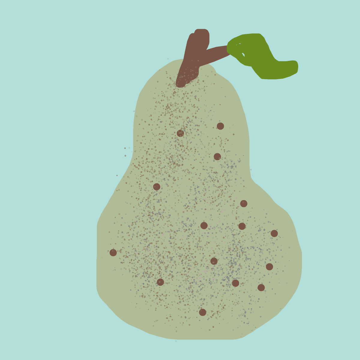 Pear drawing by knoxy