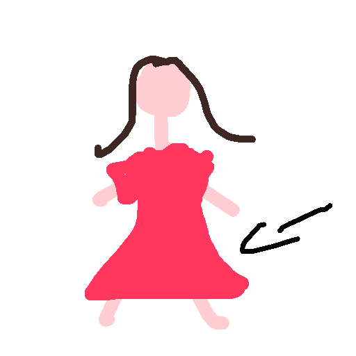 Dress drawing by blue-alpha-rogue