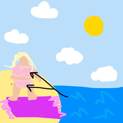 Swimsuit drawing by oxox