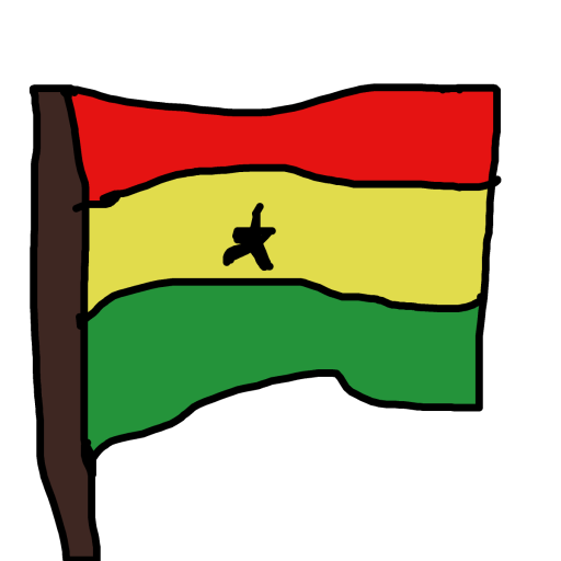 Ghana Flag drawing by nyca
