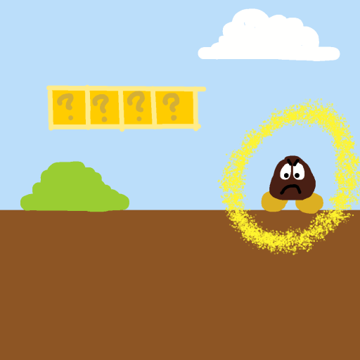 Goomba drawing by nicodarunia