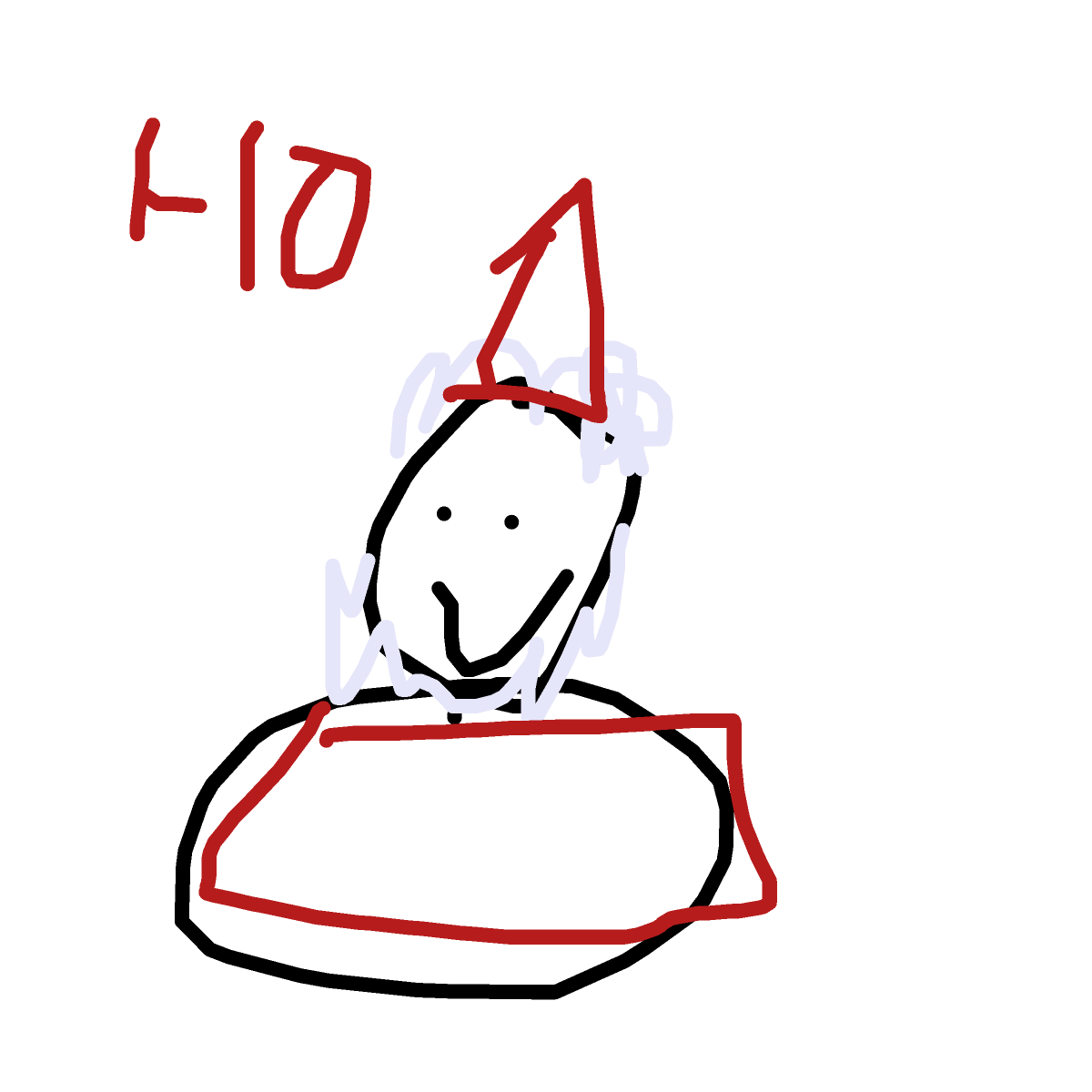 Santa drawing by selecta