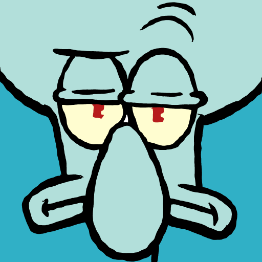 Squidward drawing by Guardianoflives