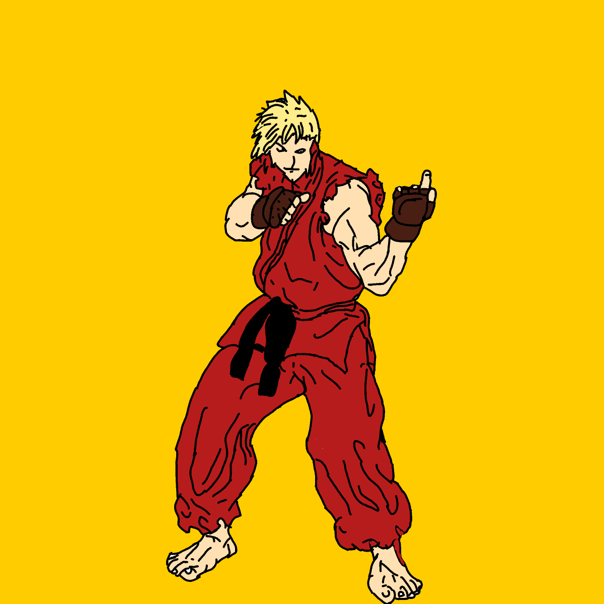 Ken Master drawing by true-wide-bard