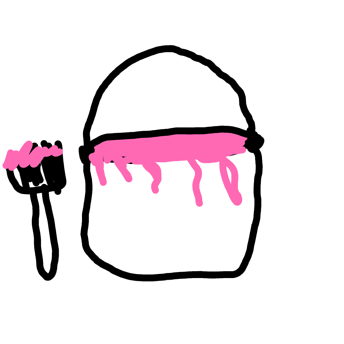 Paint drawing by Megs
