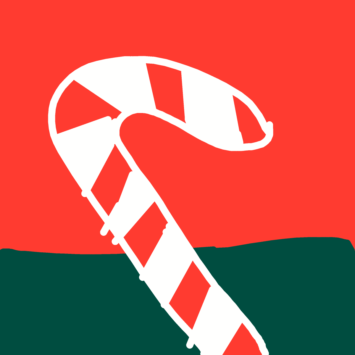 Candy Cane drawing by mjolnirbear