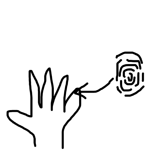 Fingerprint drawing by beksss