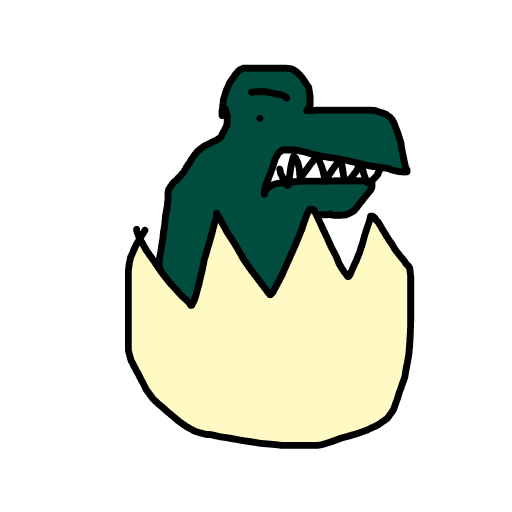 Dinosaur Egg drawing by mikl pickle