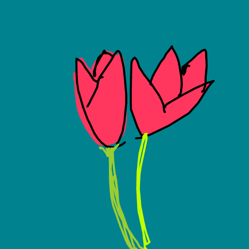 Tulip drawing by sun-rose-drive