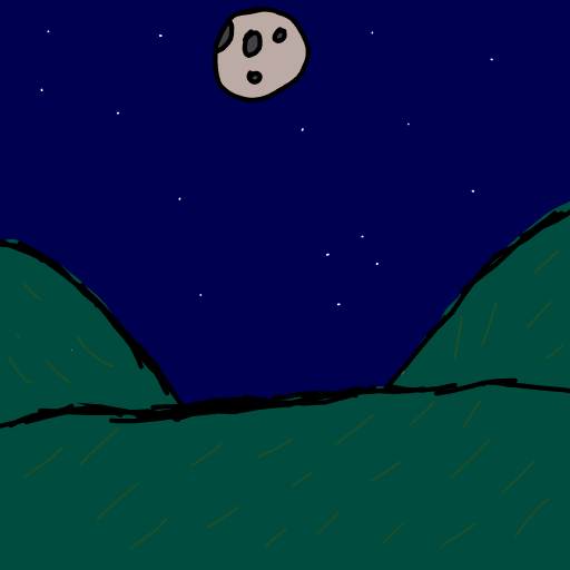 Midnight drawing by Purokushi