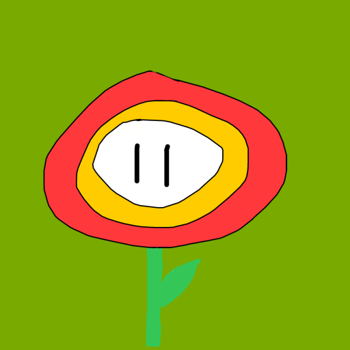 Fire Flower drawing by nicodarunia