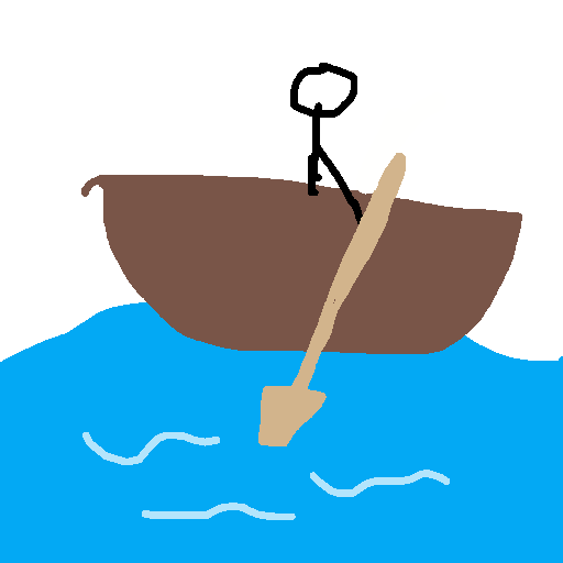 Canoe drawing by mikestam195