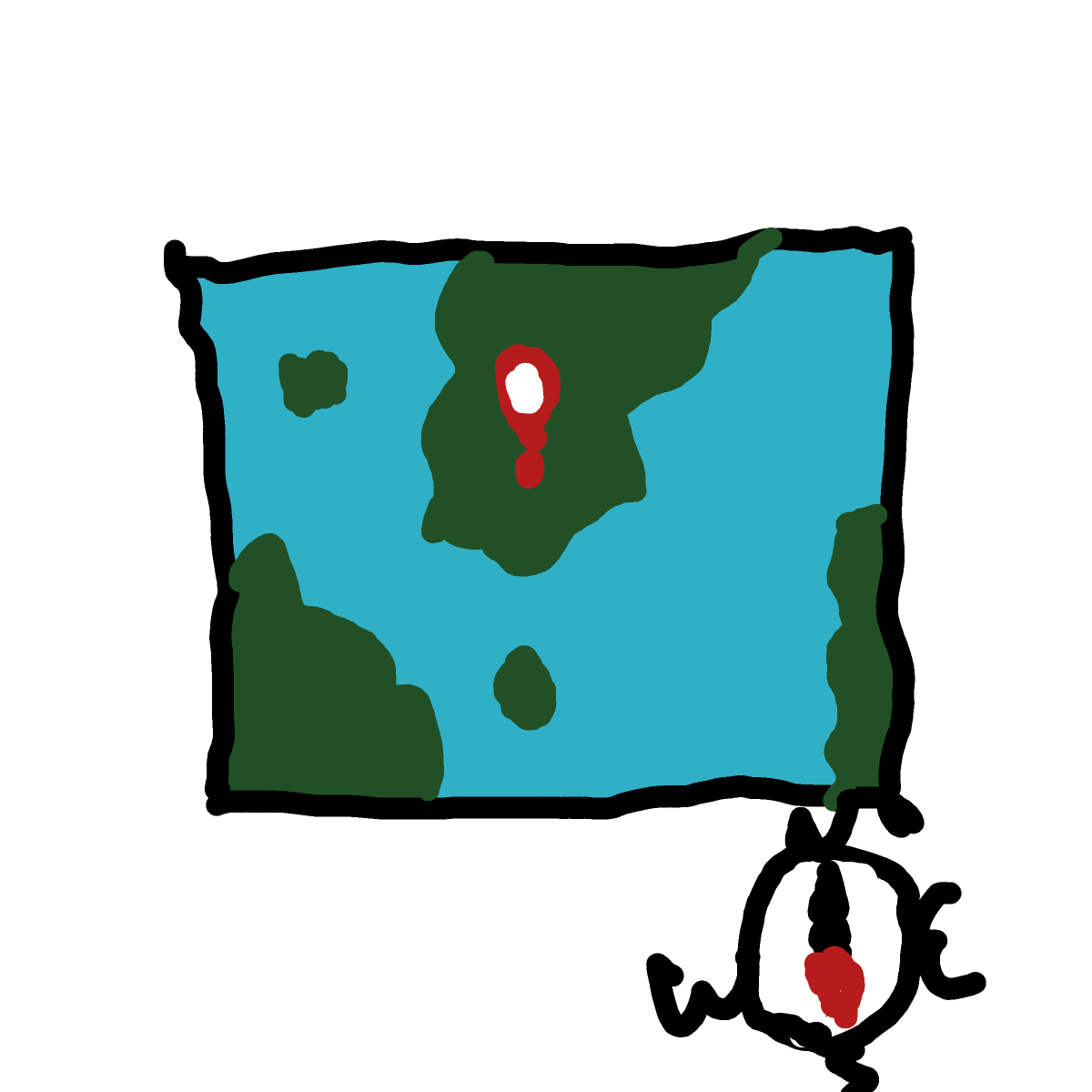 Map drawing by shez