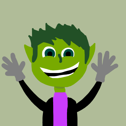 Beast Boy drawing by jashezilla