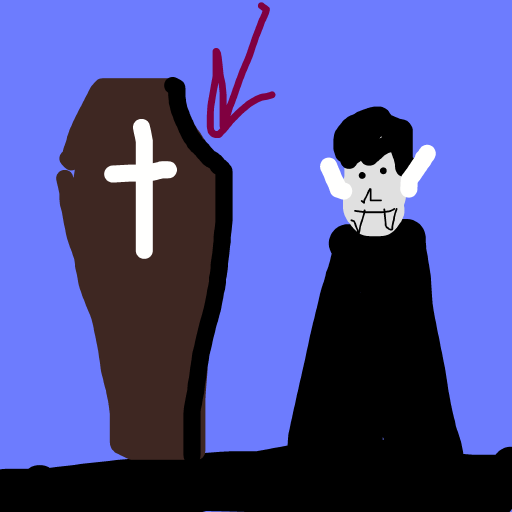 Coffin drawing by nice-draw-designer