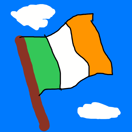 Irish Flag drawing by paradutchman