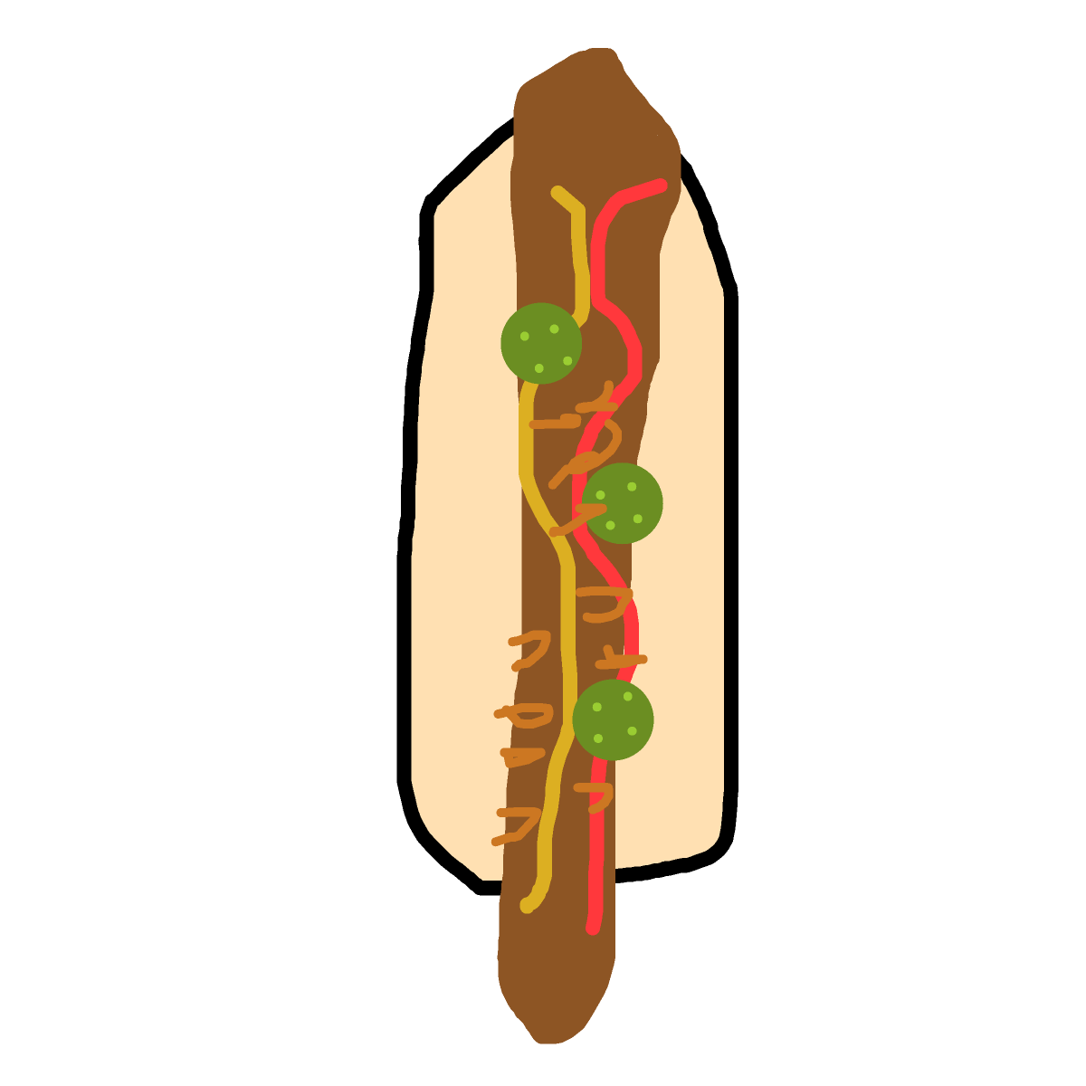 Hot Dog drawing by great-fresh-style