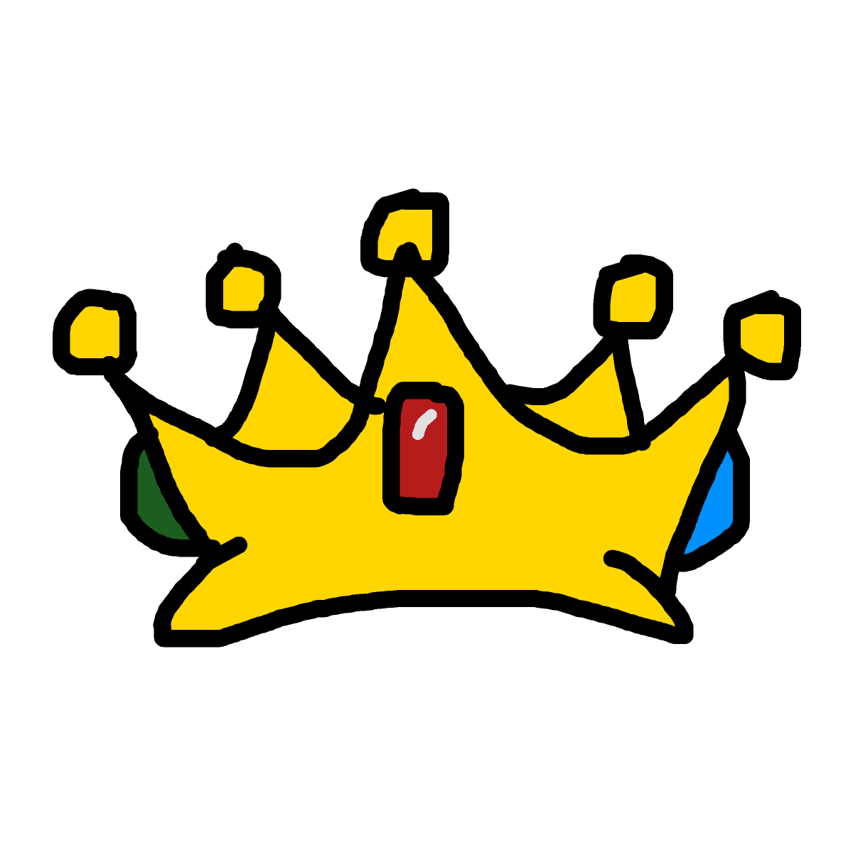 Crown drawing by kikiluvs