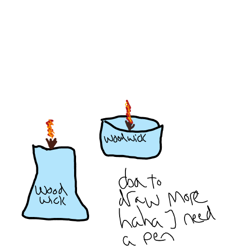 Candles drawing by KevinFaber
