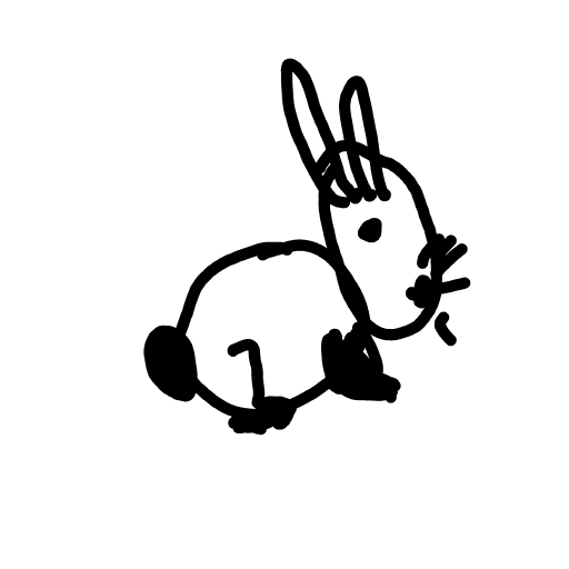 Bunny drawing by true-core-wizard