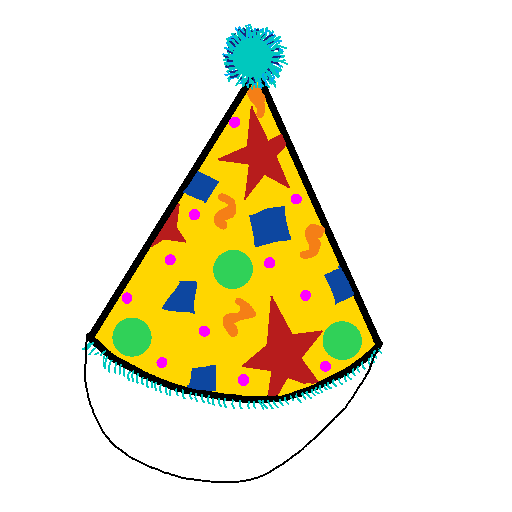 Party Hat drawing by mushoe