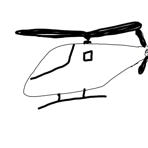 Helicopter drawing by manders