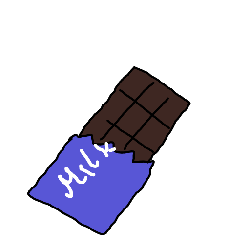 Chocolate drawing by Nuss