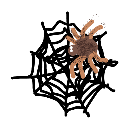 Spider Web drawing by Toni27