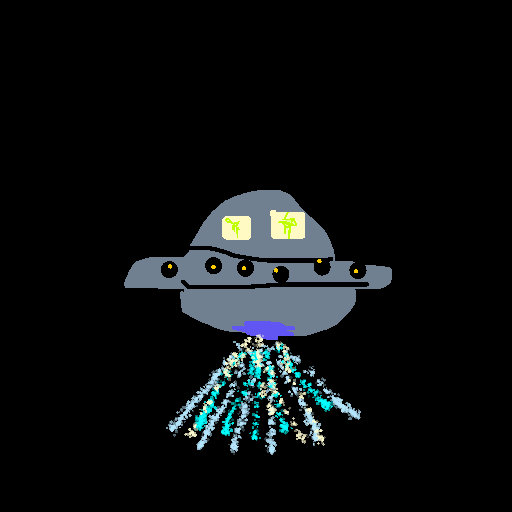 UFO drawing by color-olive-web