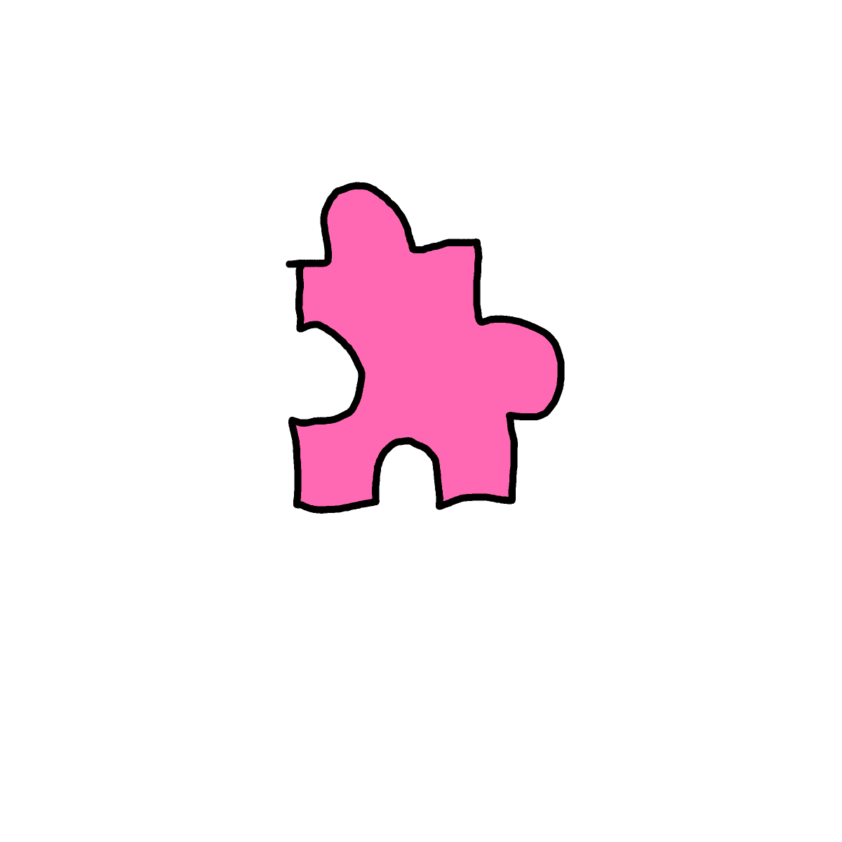 Jigsaw Piece drawing by Megs