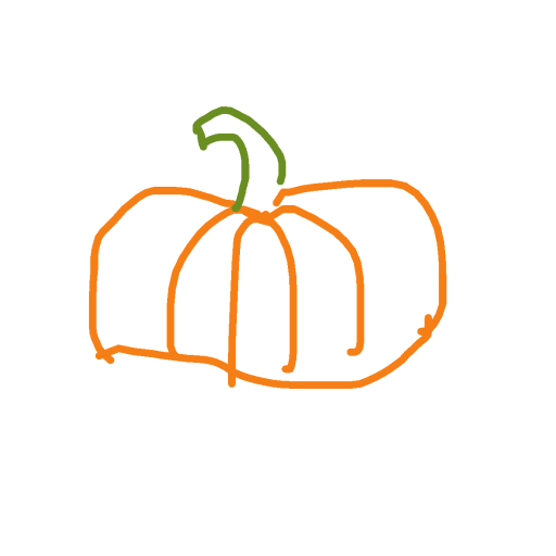 Pumpkin drawing by grou