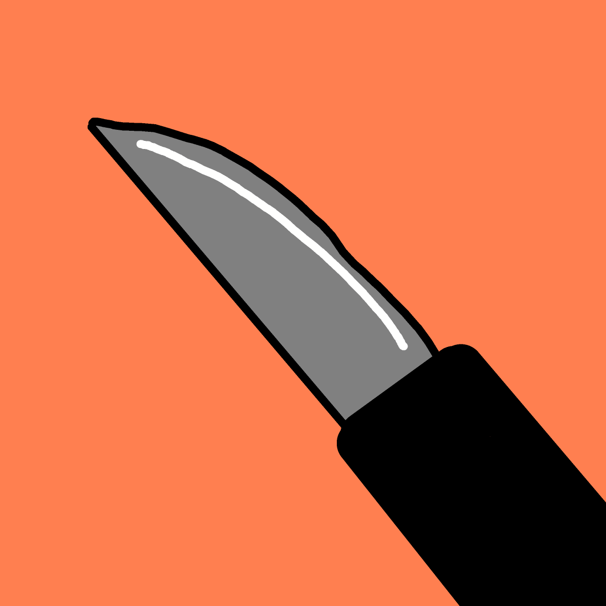 Knife drawing by marimou