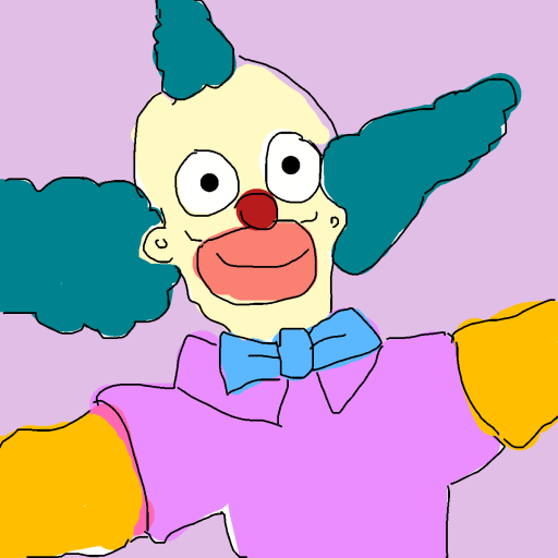 Krusty drawing by krissywissy
