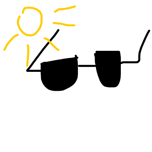 Sunglasses drawing by isi