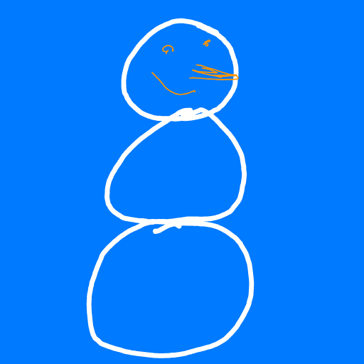 Snowman drawing by coal-mild-peace
