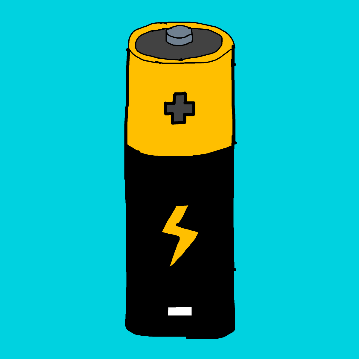 Battery drawing by dan