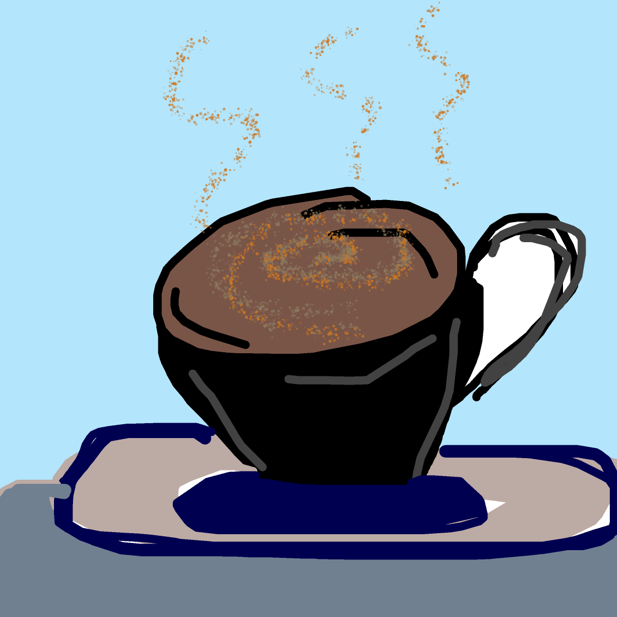 Cafe drawing by mimiyoupii