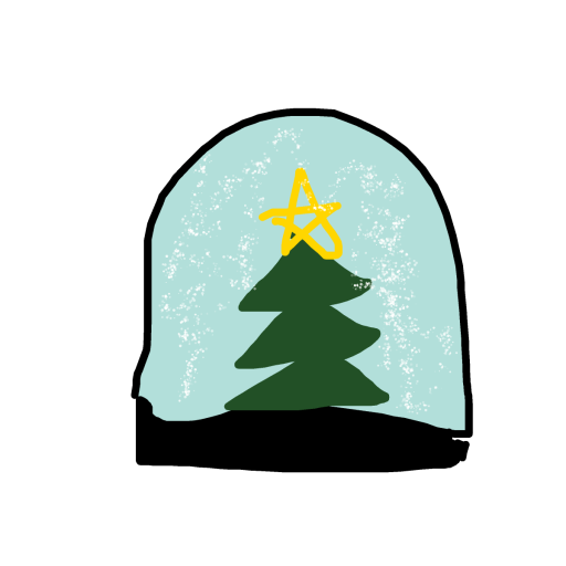 Snow Globe drawing by countnicula