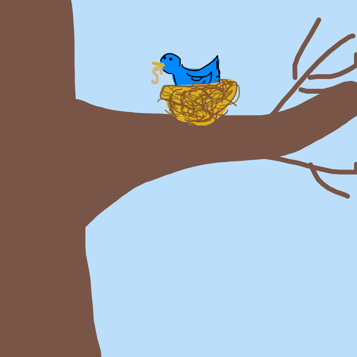 Nest drawing by thatladywhocooks