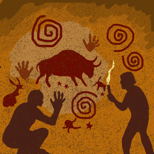 Cave Painting drawing by paigey-doodle