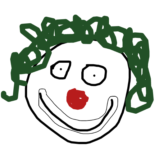 Clown drawing by loddie