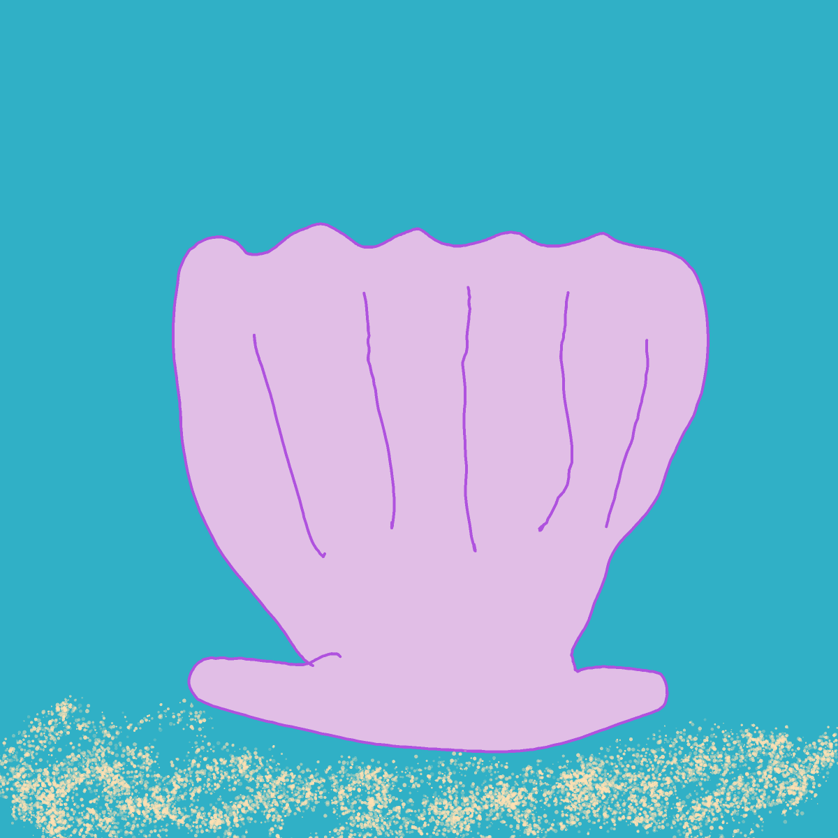 Seashell drawing by Shandi