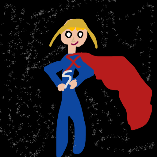 Supergirl drawing by countnicula