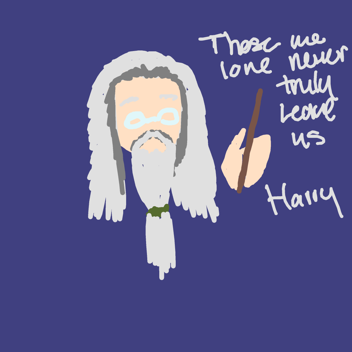 Dumbledore drawing by sage-brush-smith