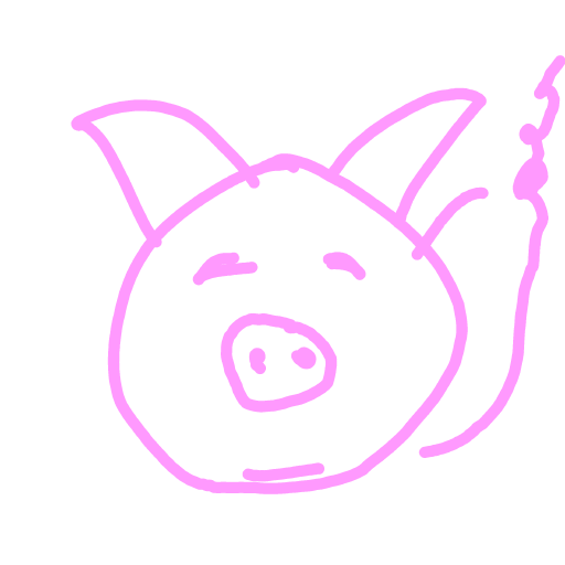 Pig drawing by coal-mild-peace
