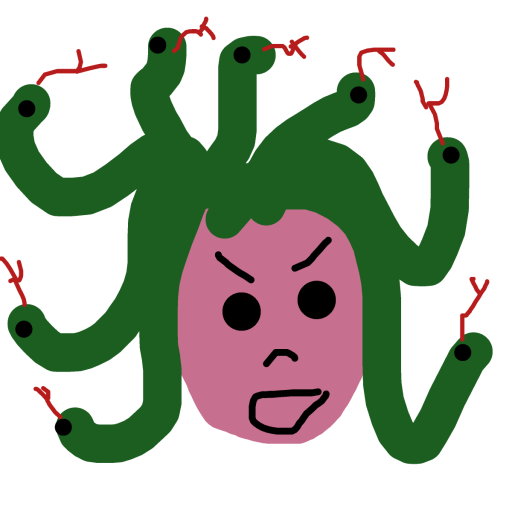Medusa drawing by grou
