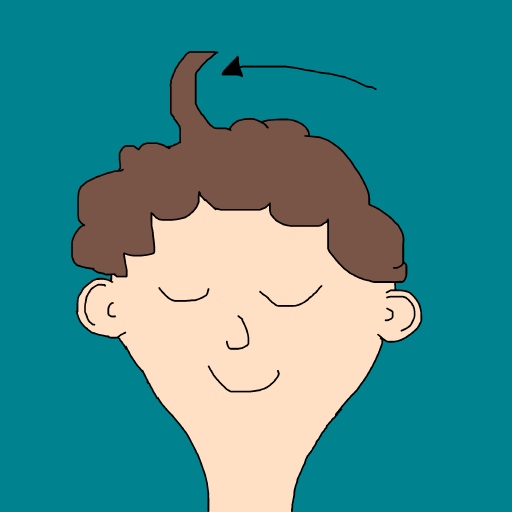 Cowlick drawing by krissywissy